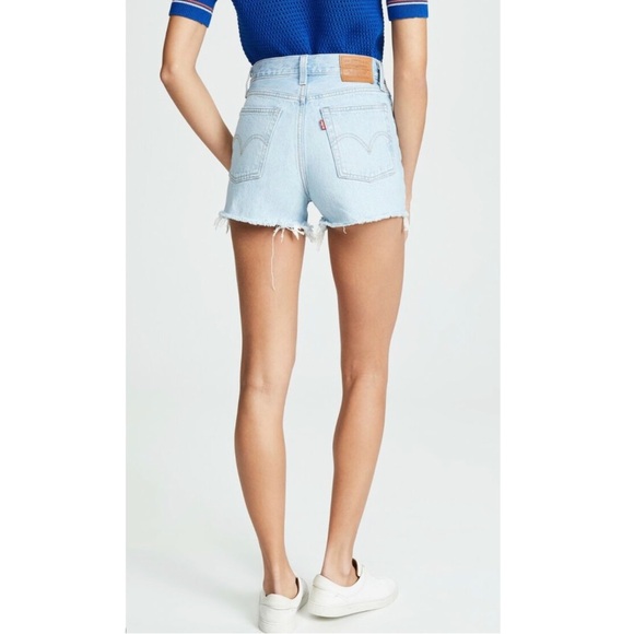 Levi's Pants - Levi’s Wedgie Button Fly Cutoff Denim Shorts Size 26